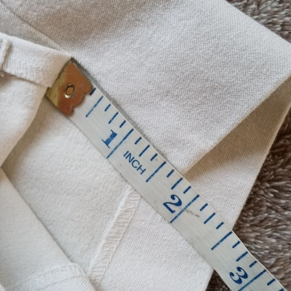 Eileen Fisher Bistretch Twill slim fit pants in Bone - Picture 8 of 10